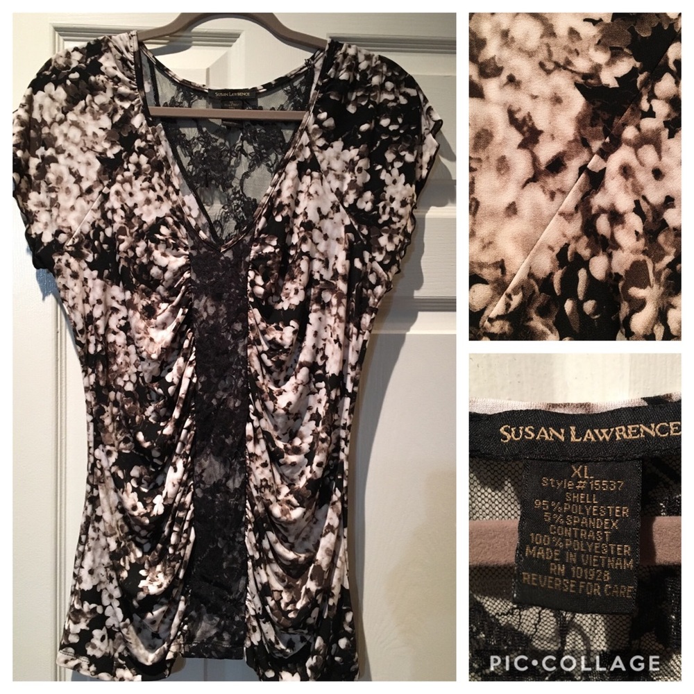 Susan Lawrence XL blouse LIKE NEW
